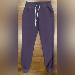 Purple small/tall Figs Joggers